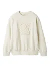 Snidel Boa Logo Sweat Pullover In White