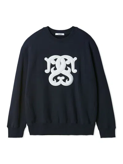 Snidel Boa Logo Sweat Pullover In Blue