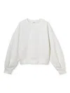 Snidel Bonded Logo Sweatshirt Pullover In White