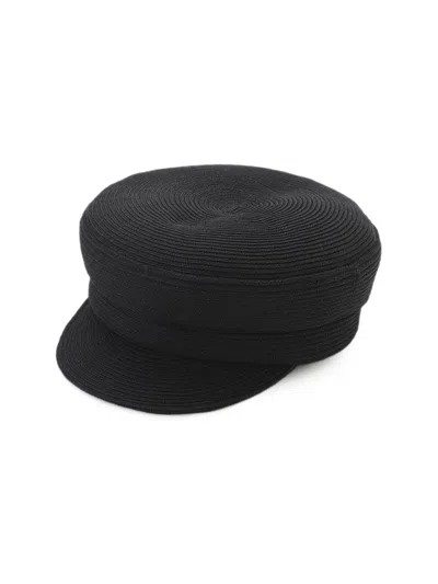Snidel Braided Casquette Hat In Black