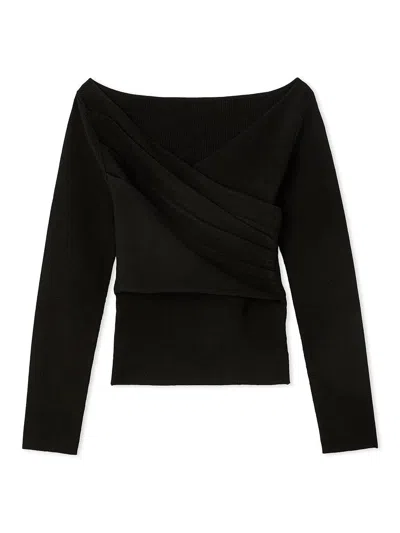 Snidel Cache-coeur Knit Pullover Knitted Top