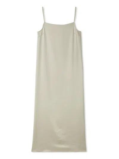 Snidel Cami Satin Slip Dress In Neutral
