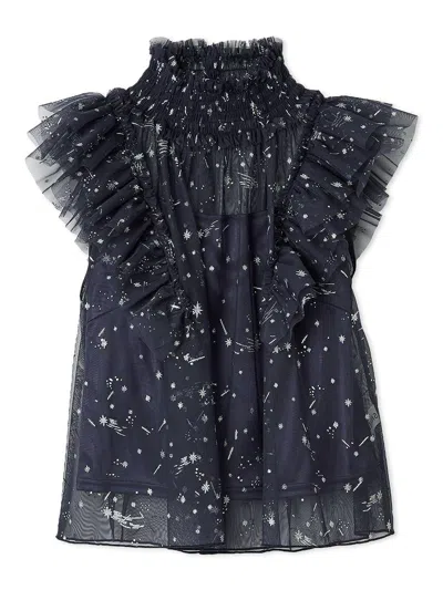 Snidel [chacott] Tulle Blouse