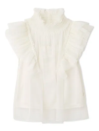 Snidel [chacott] Tulle Blouse