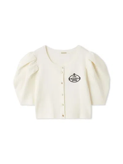 Snidel 【chacott】knit Cardigan In White