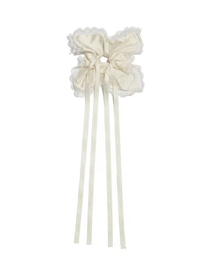 Snidel 【chacott】lace Scrunchie In White