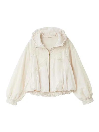 Snidel 【chacott】nylon Lace Blouson In Multi