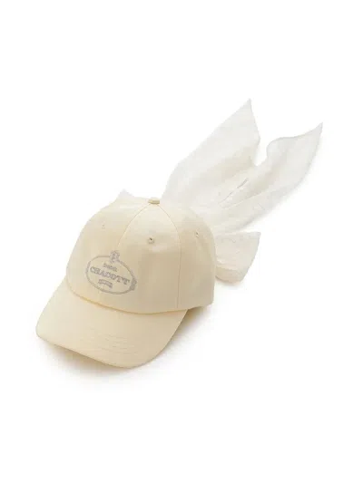 Snidel 【chacott】ribbon Cap In White
