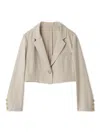 Snidel Cropped Jacket In Neutral