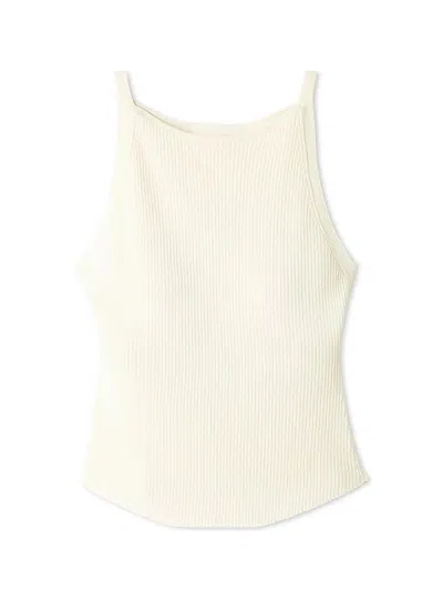 Snidel Cup-in High Neck Knit Top In Neutral