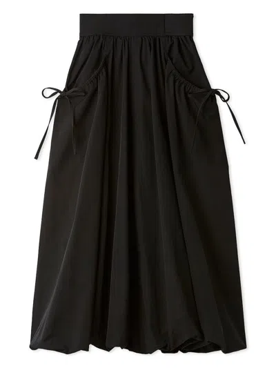 Snidel Elastic Waist Balloon Skirt In Black