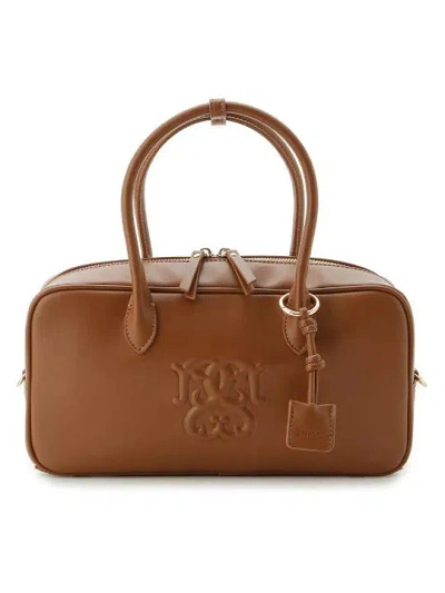 Snidel Embossed Logo Boston Bag