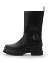 Snidel Engineer Half Boots In Black