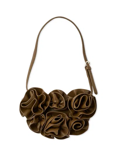 Snidel Flower Bag In Brown