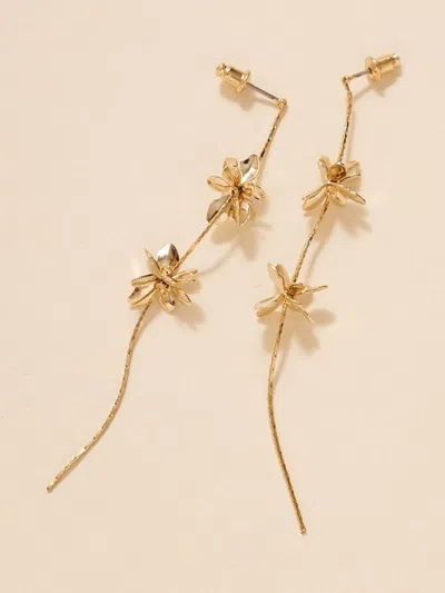 Snidel Flower Long Earrings