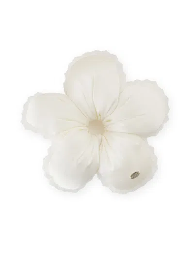 Snidel Flower Scrunchie In Gray