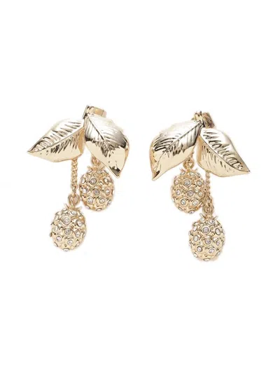 Snidel Fruit Earrings In Gold