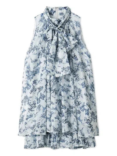 Snidel Gathered Sleeveless Blouse Set