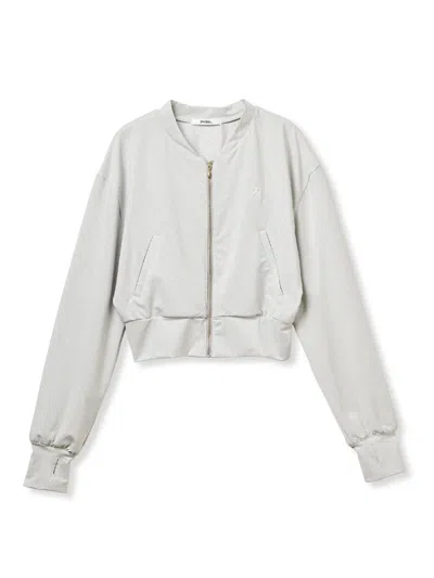 Snidel Hand-washable Uv-cut Blouson Jacket In Gray