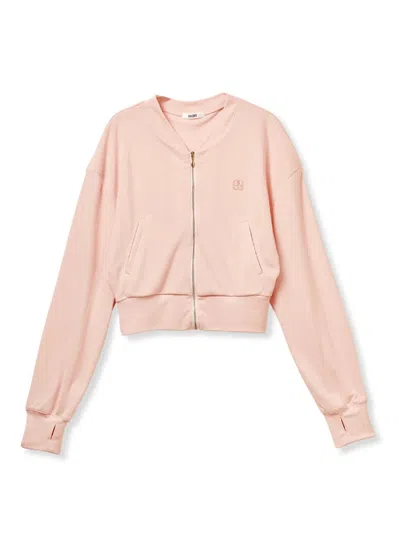 Snidel Hand-washable Uv-cut Blouson Jacket In Pink