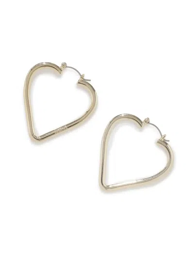 Snidel Heart Hoop Earrings