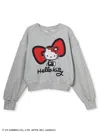 Snidel [hello Kitty] Sweat Pullover In Gray