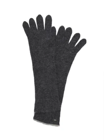 Snidel [high Quality] Wool Gloves In Black
