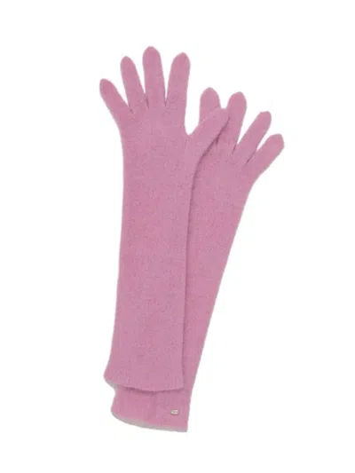 Snidel [high Quality] Wool Gloves In Pink