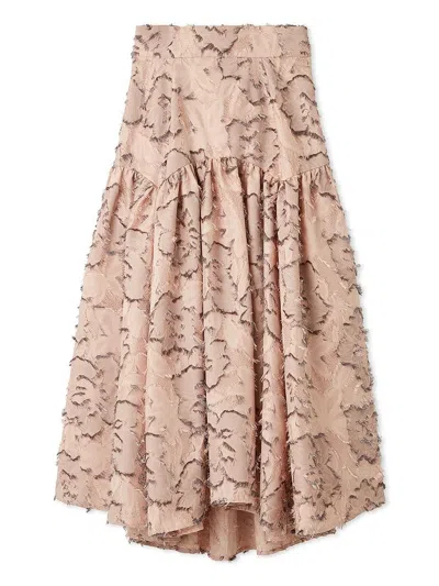 Snidel Jacquard Tail Skirt In Neutral