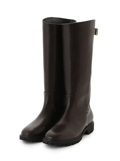 Snidel Jockey Boots In Brown