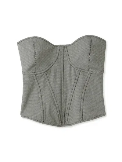 Snidel Knit Corset Tops In Green