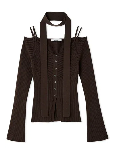 Snidel Knit Pullover With Tie