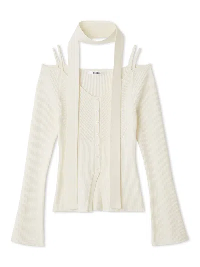 Snidel Knit Pullover With Tie