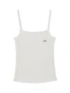 Snidel Lacoste Camisole Knit Pullover In White