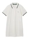 Snidel Lacoste Polo Dress In White