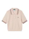 Snidel Lacoste Polo Knit In Pink