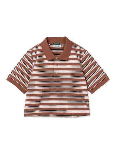 Snidel Lacoste Polo Shirt In Multi