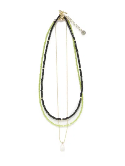 Snidel Layered Beads Necklace
