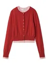 Snidel Layered Knit Pullover In Red