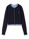 Snidel Layered Knit Pullover In Blue