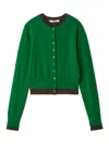 Snidel Layered Knit Pullover In Green