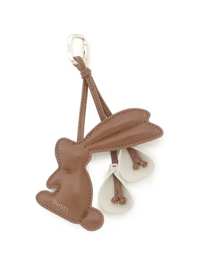Snidel Leather Motif Key Charm