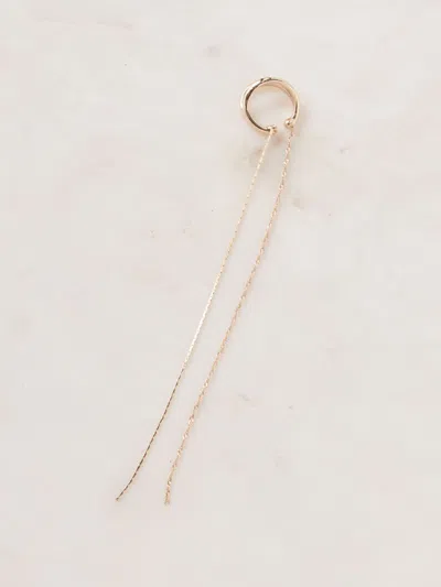 Snidel Long Chain Ear Cuff In Gold