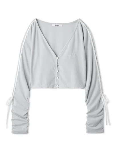 Snidel Lumishade Uv Line Bolero In Transparent