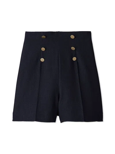 Snidel Marine Shorts In Purple