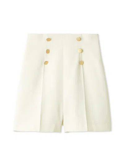 Snidel Marine Shorts In White
