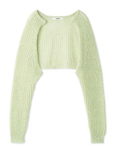 Snidel Mesh Short Bolero In Green