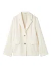 Snidel Minimalist Lightweight Lined Blazer In Neutral