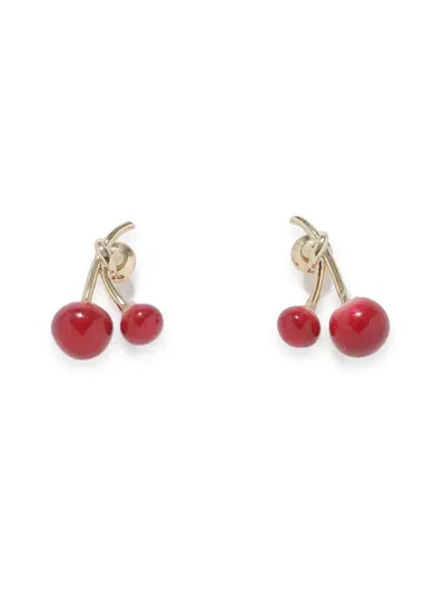 Snidel Motif Pierced Earrings