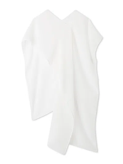 Snidel Multi-way Pleated Scarf In White